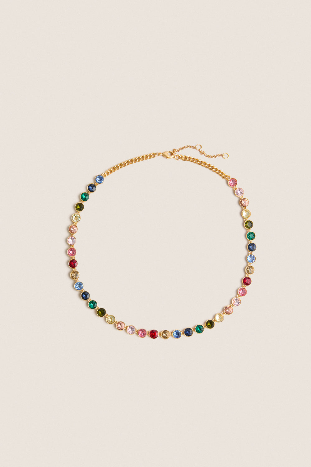 Rainbow Crystal Nova Necklace