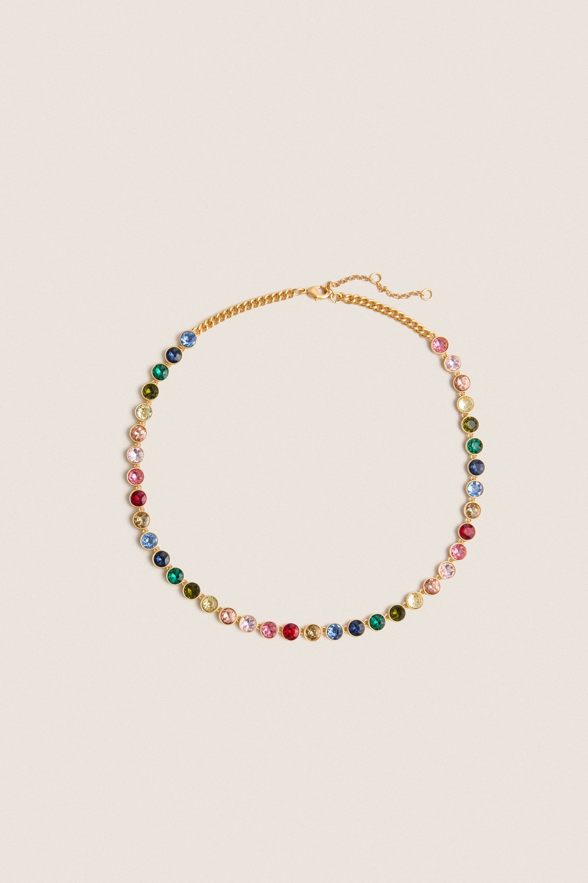 Rainbow Crystal Nova Necklace