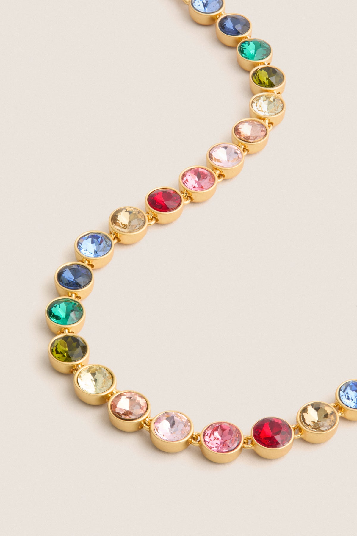 Rainbow Crystal Nova Necklace