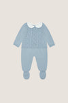 Dusty Blue Inigo Merino Baby Knitted Set