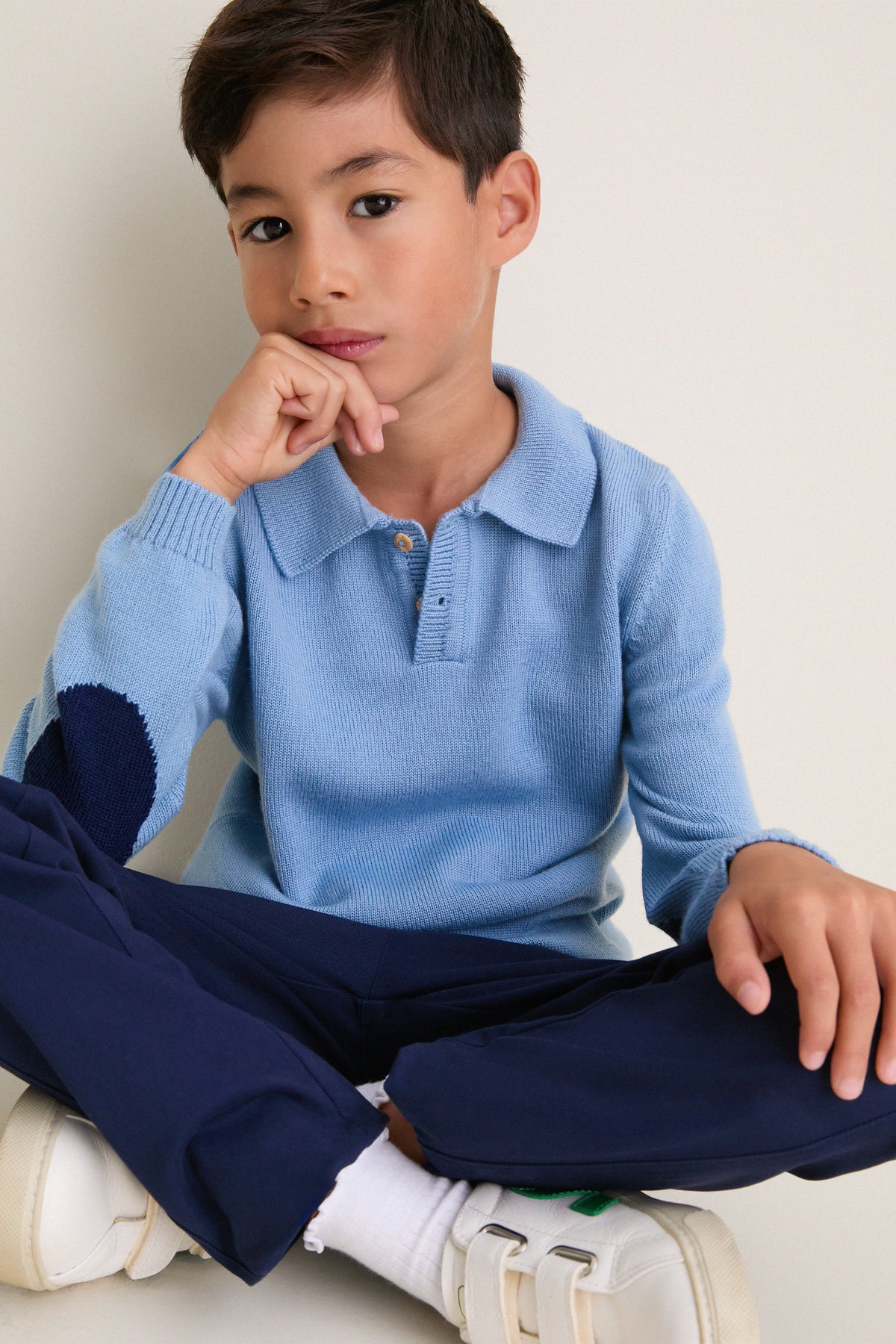 Dusty Blue Brio Merino Jumper