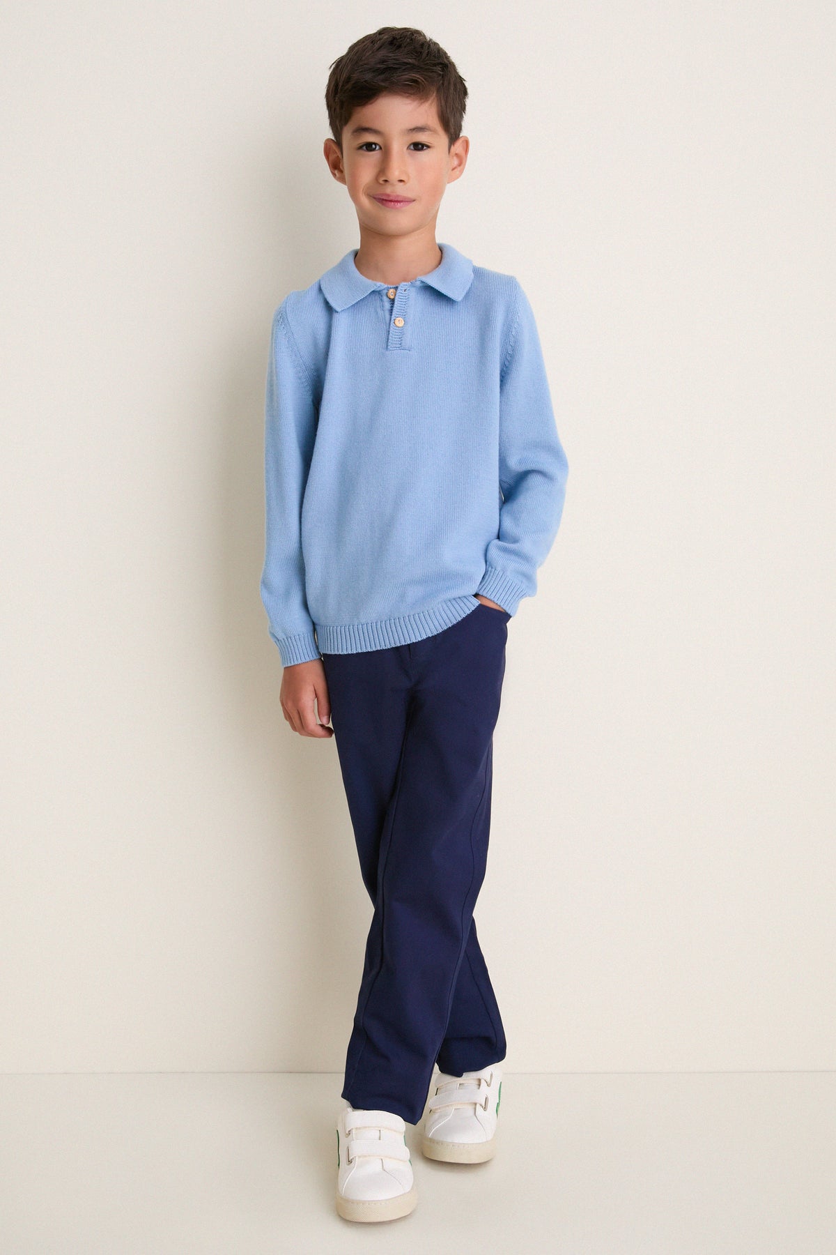 Dusty Blue Brio Merino Jumper