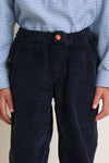 Navy Benito Corduroy Trousers