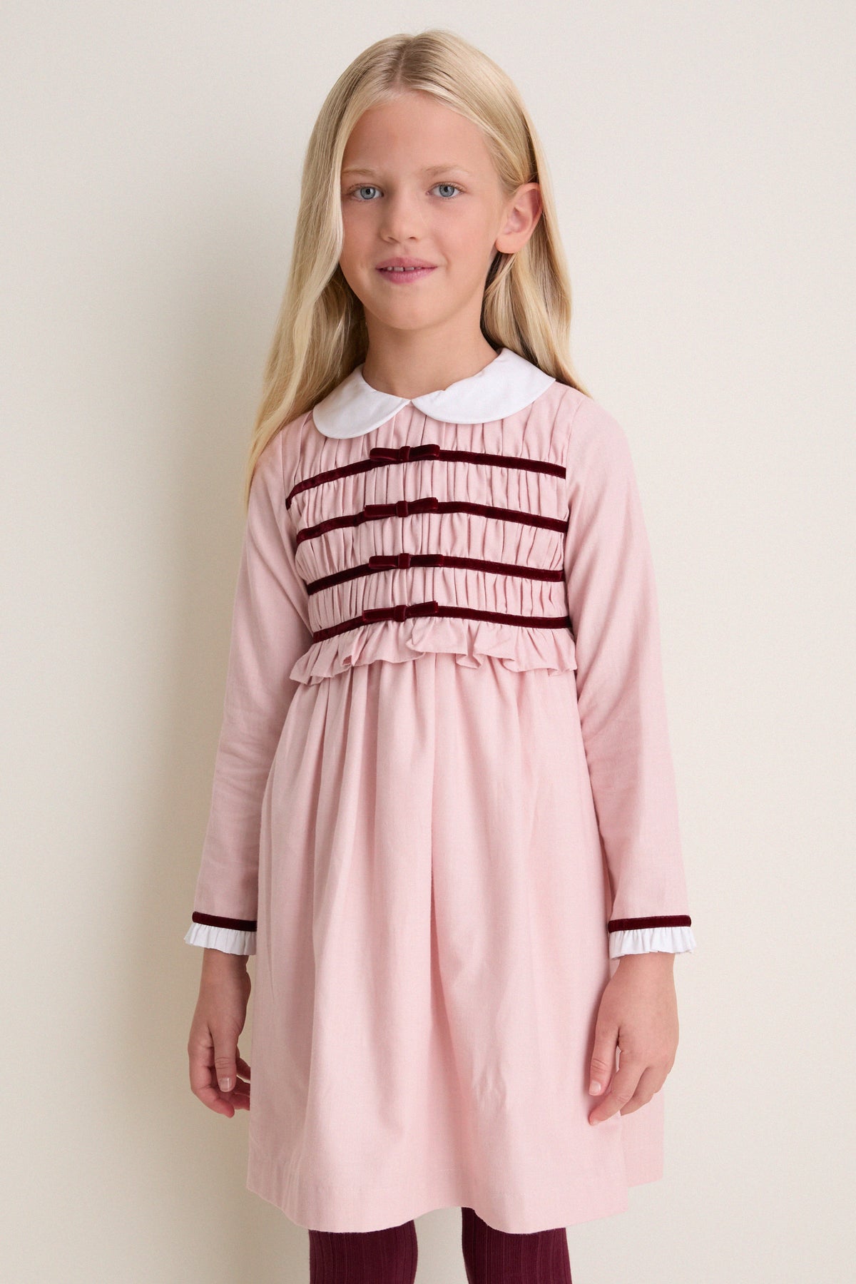 Pink Garcia Smocked Dress