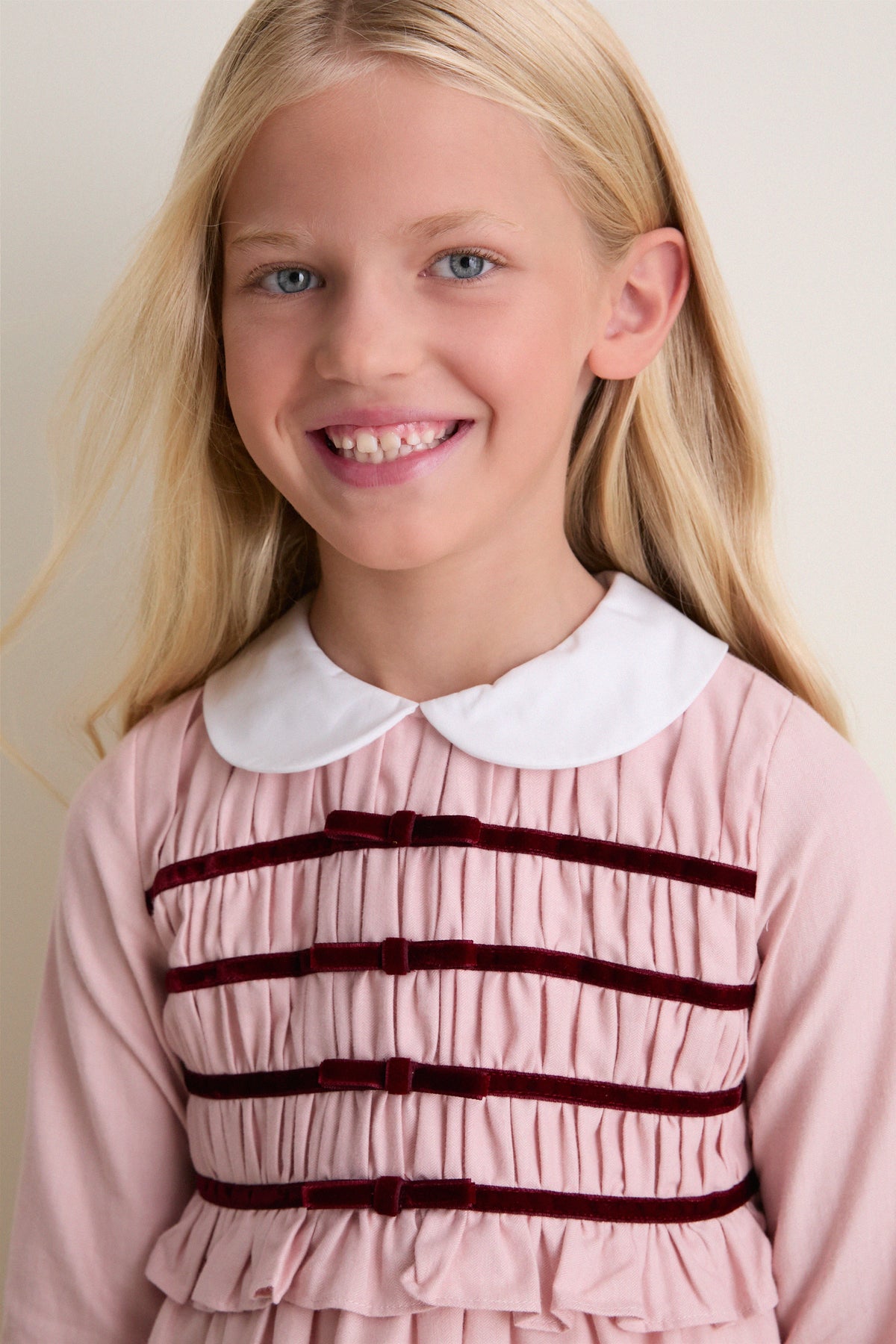 Pink Garcia Smocked Dress