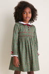 Green Floral Lilly Dress
