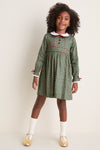 Green Floral Lilly Dress