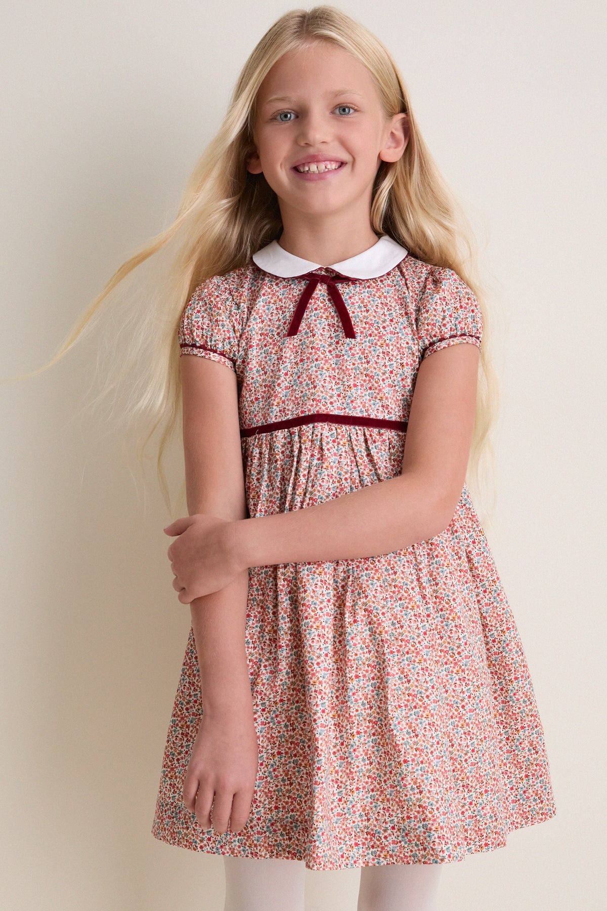 Terracotta Floral Melina Dress
