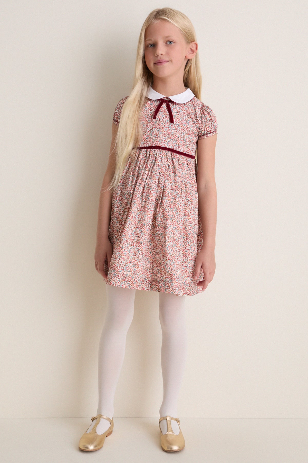 Terracotta Floral Melina Dress
