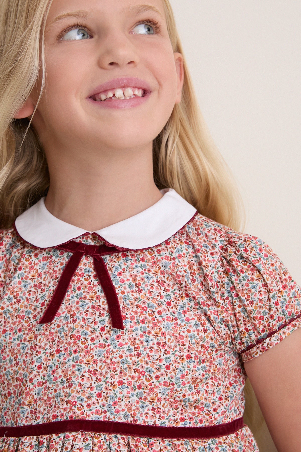 Terracotta Floral Melina Dress