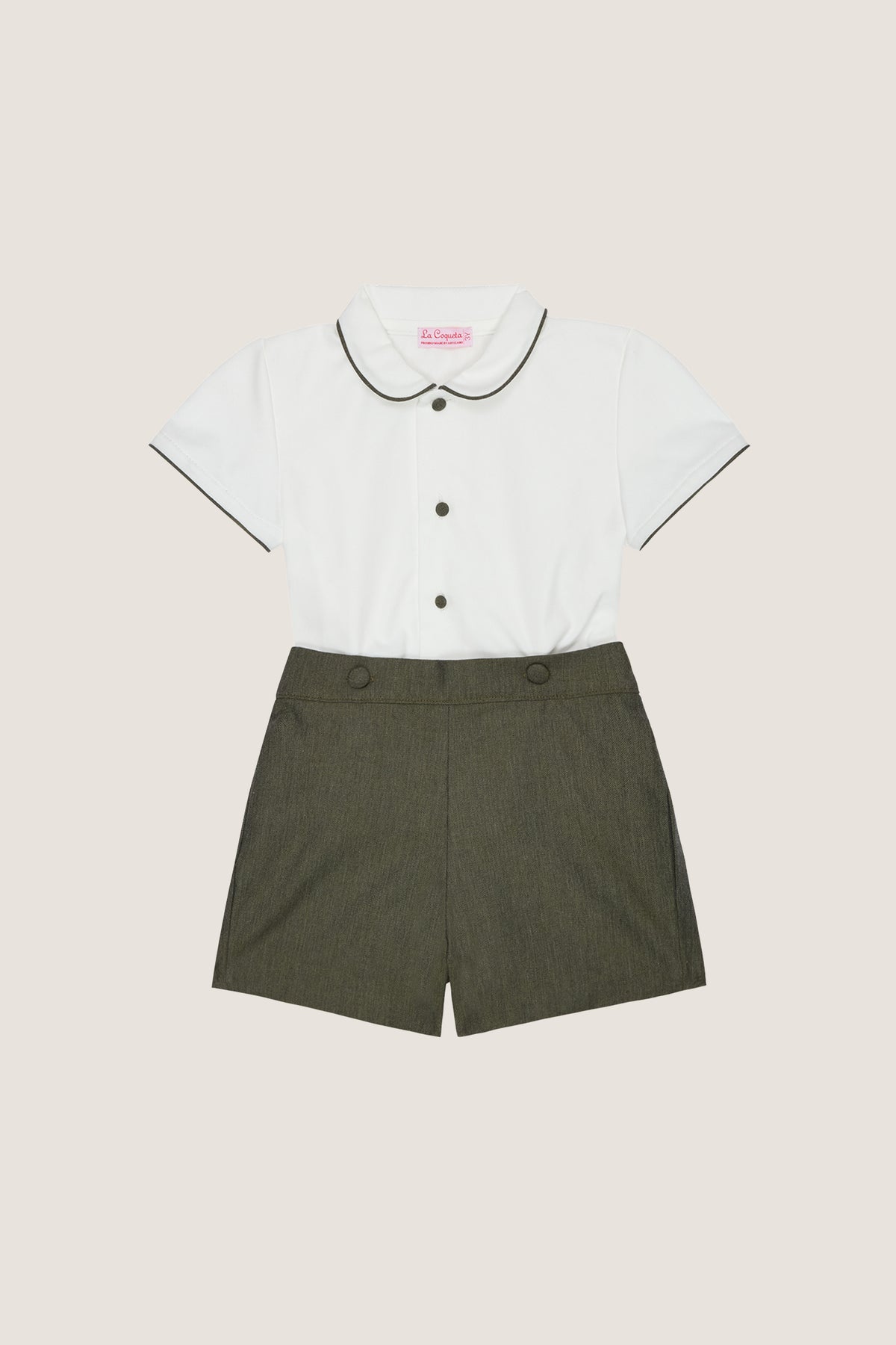 Green Mattia Corduroy Baby Boy Set
