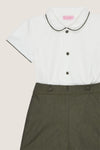 Green Mattia Corduroy Baby Boy Set