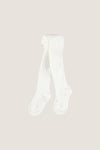 White Ribbed Tights