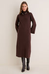 Chocolate Vivianne Midi Dress