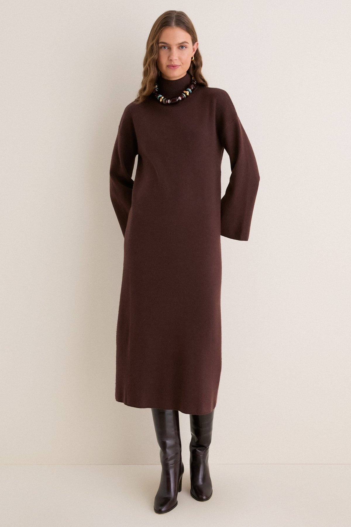Chocolate Vivianne Midi Dress