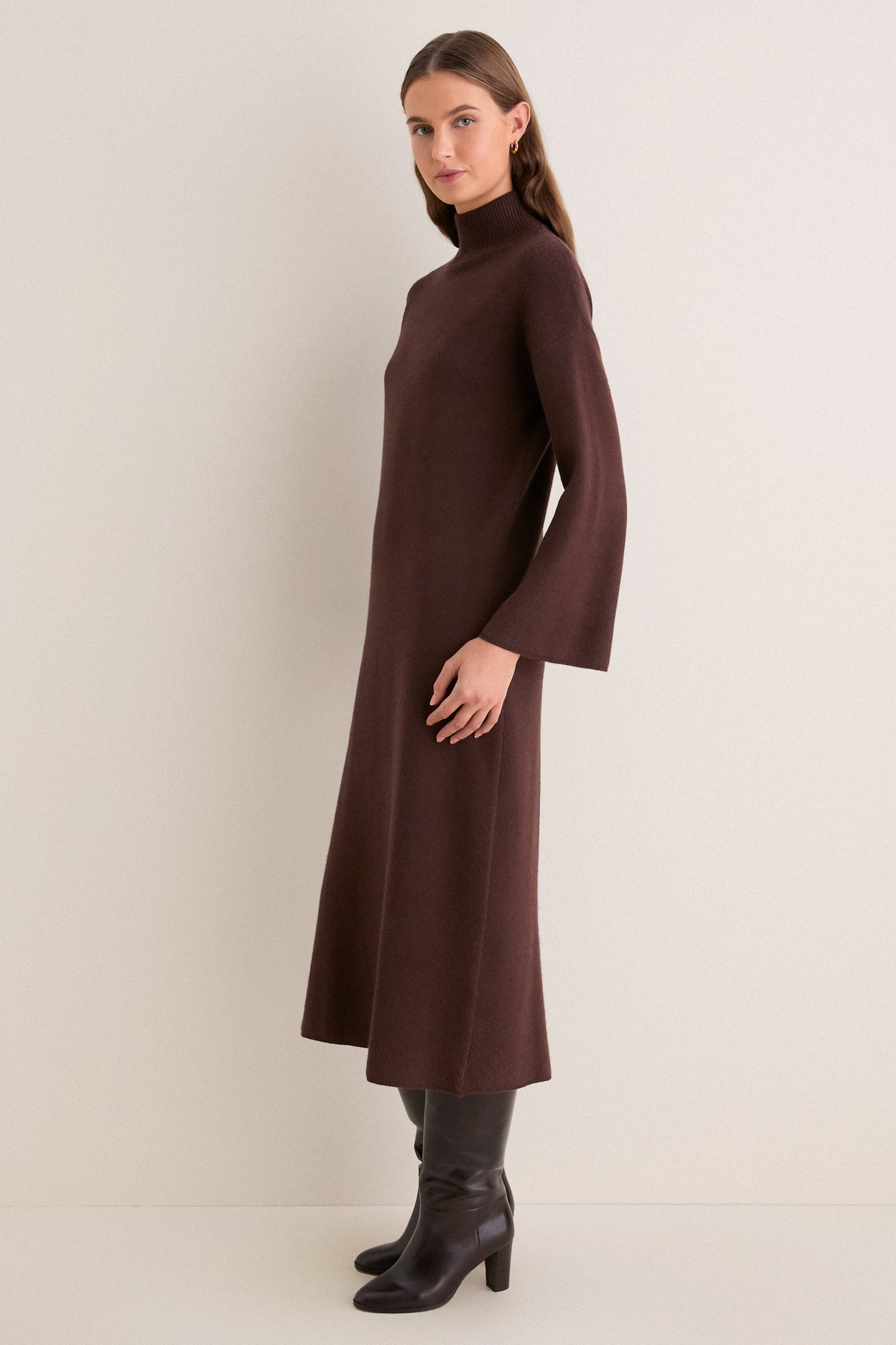 Chocolate Vivianne Midi Dress