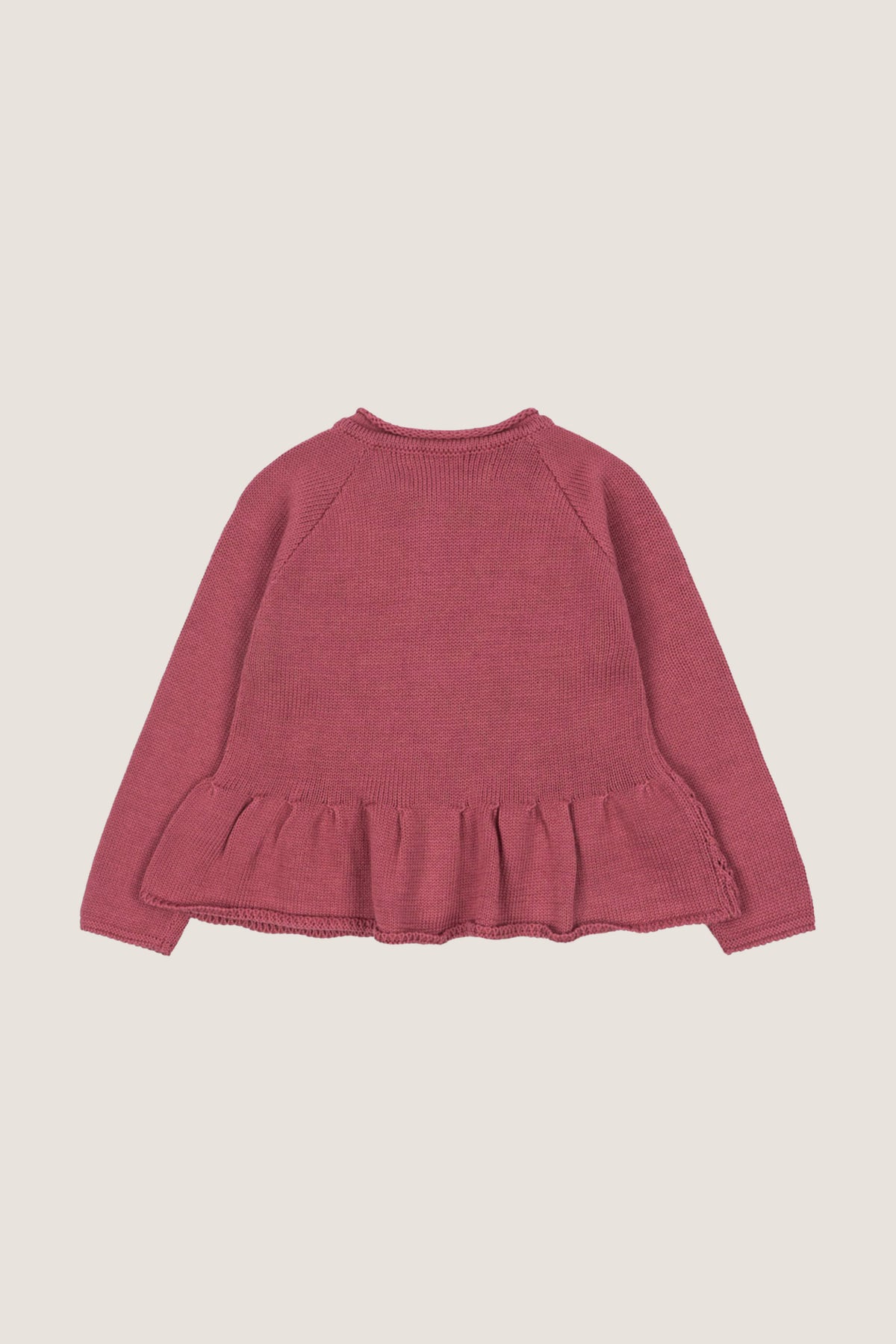 Deco Rose Cabby Frill Cardigan