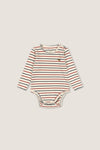 Tricolor Blue Baby Onesie