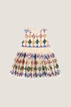 Sequin Yvonne Harlekin Dress