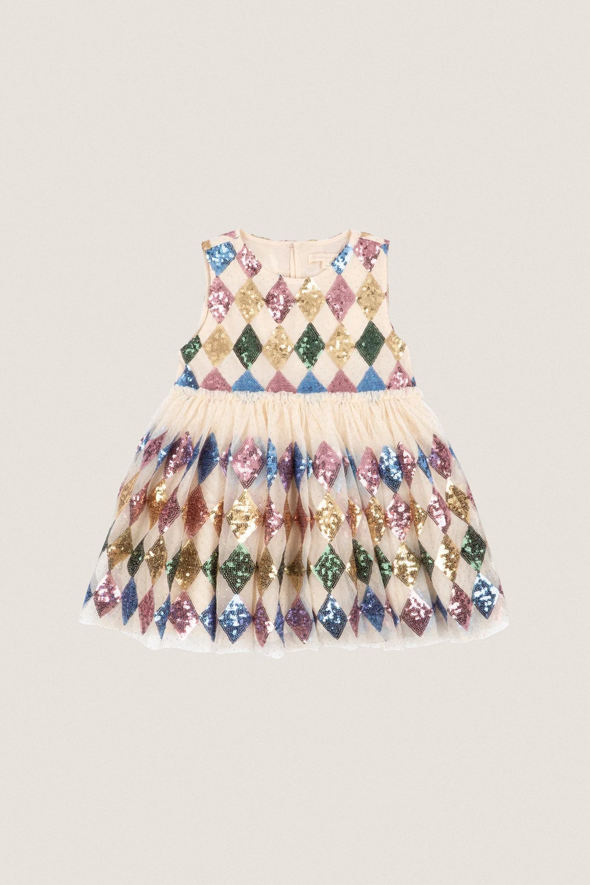 Sequin Yvonne Harlekin Dress