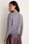 Heather Gray Merino Thatcher Cardigan