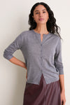 Heather Gray Merino Thatcher Cardigan