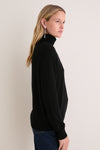 Black Merino Whitney Turtleneck
