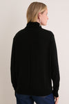 Black Merino Whitney Turtleneck