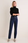 Black Merino Whitney Turtleneck