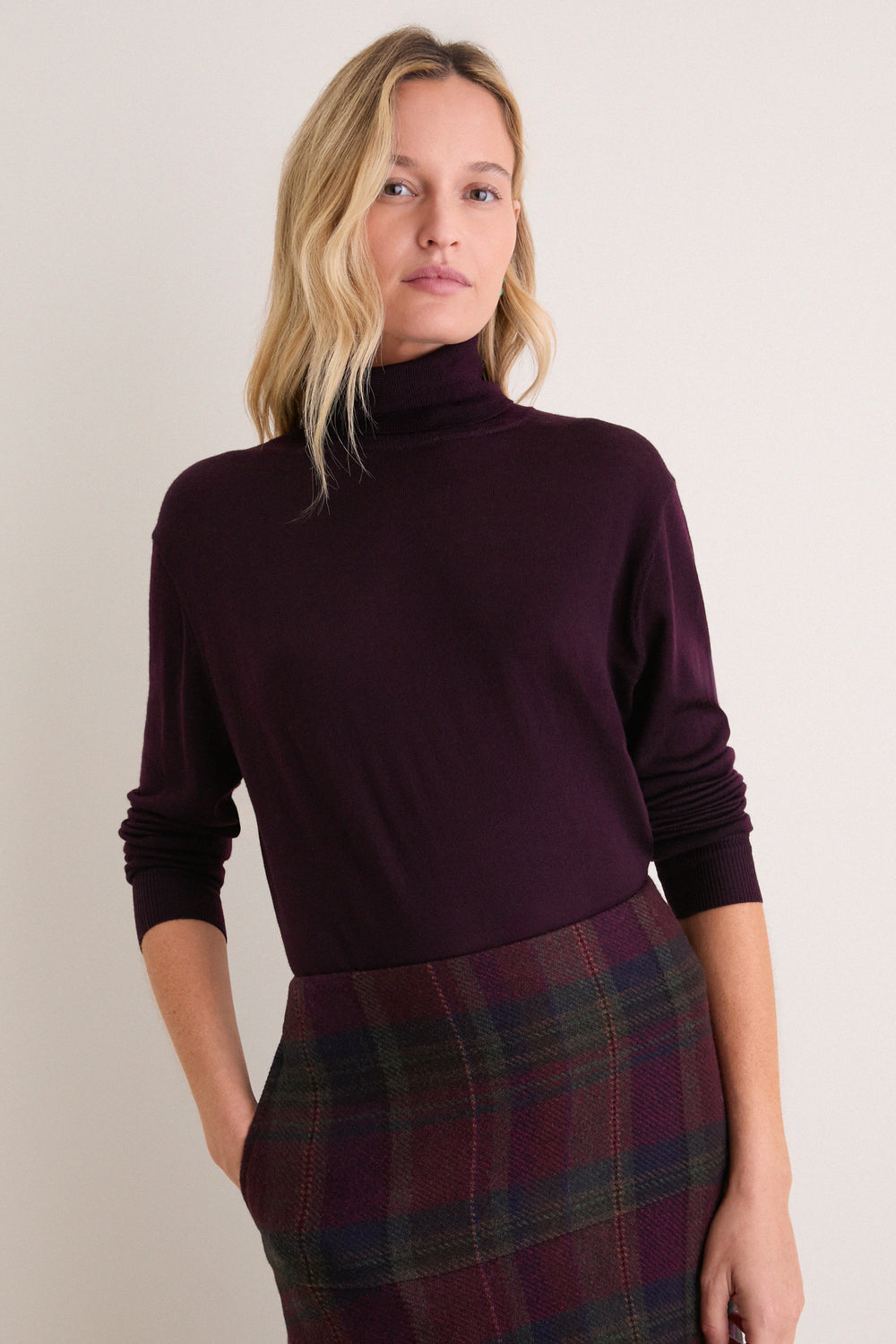 Winetasting Merino Whitney Turtleneck