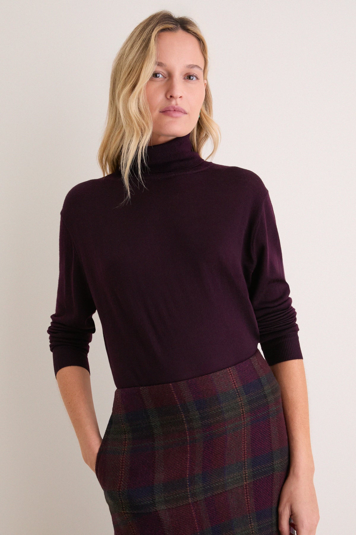 Winetasting Merino Whitney Turtleneck