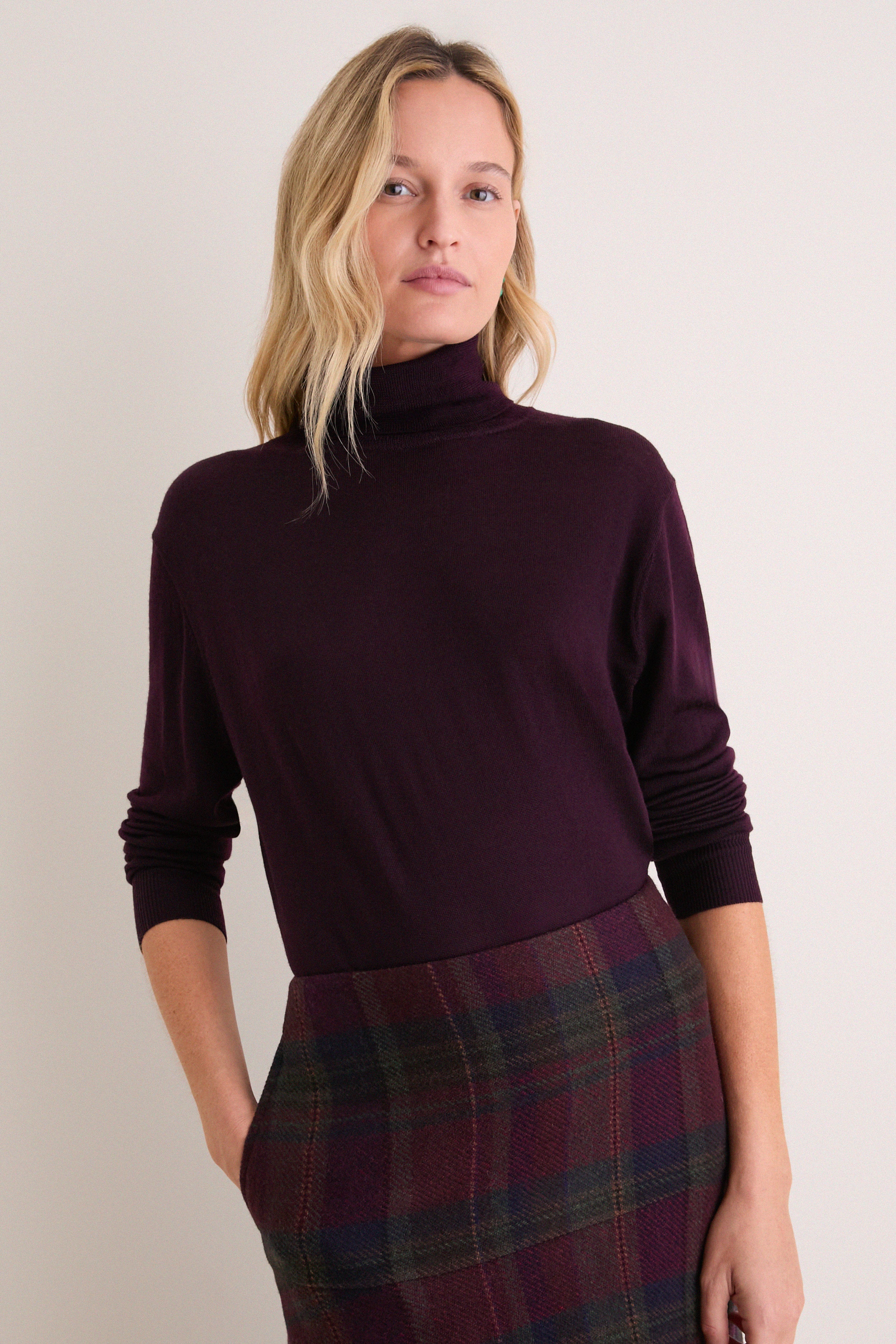 Winetasting Merino Whitney Turtleneck