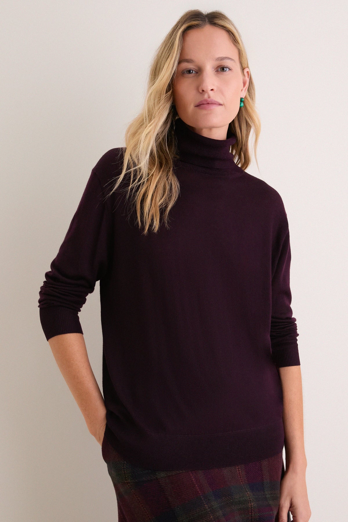 Winetasting Merino Whitney Turtleneck