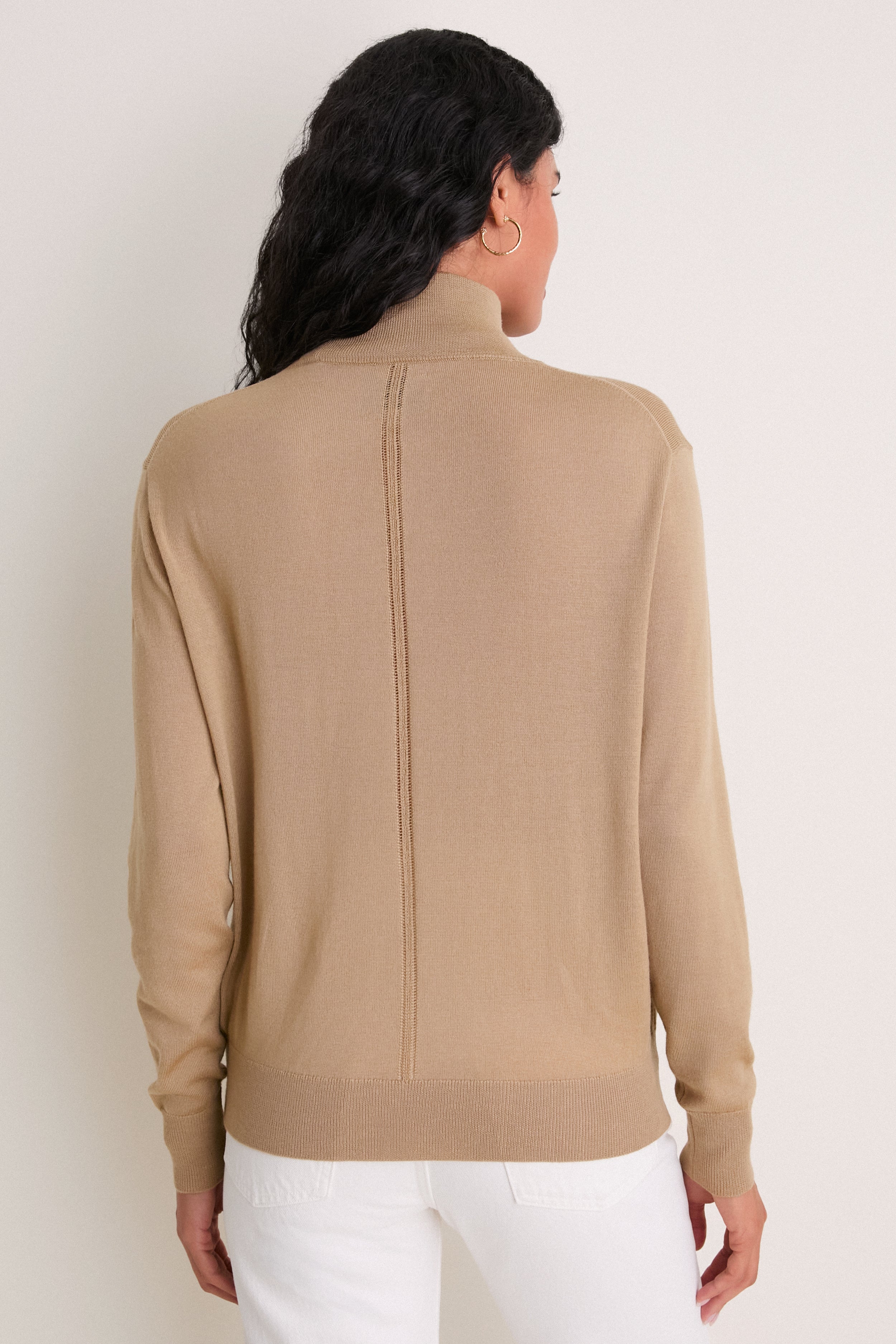 Camel Merino Whitney Turtleneck