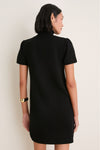 Black Merino Hewitt Turtleneck Dress