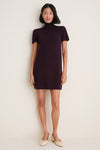 Plum Merino Hewitt Turtleneck Dress