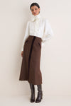 Brown Grenelle Skirt