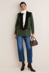 Green Plaid Harrow Blazer