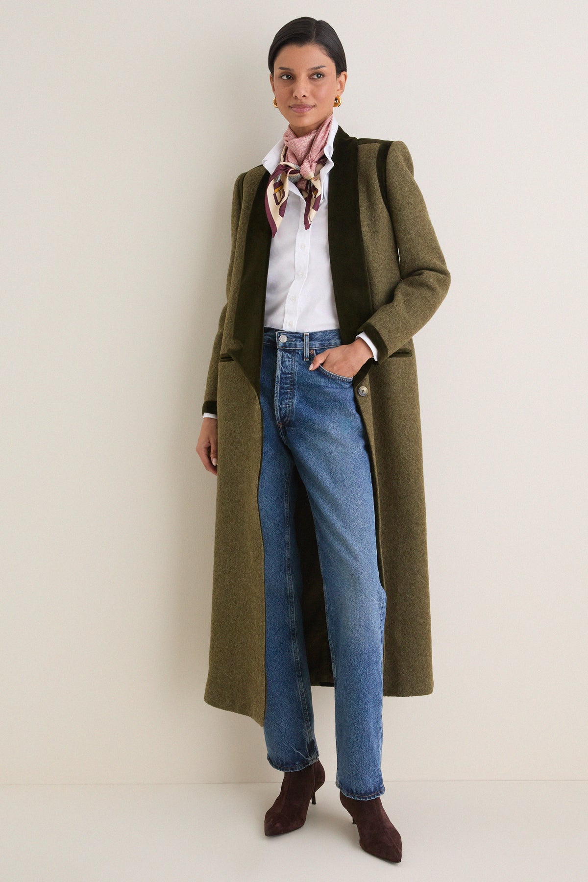 Green Crowin Coat
