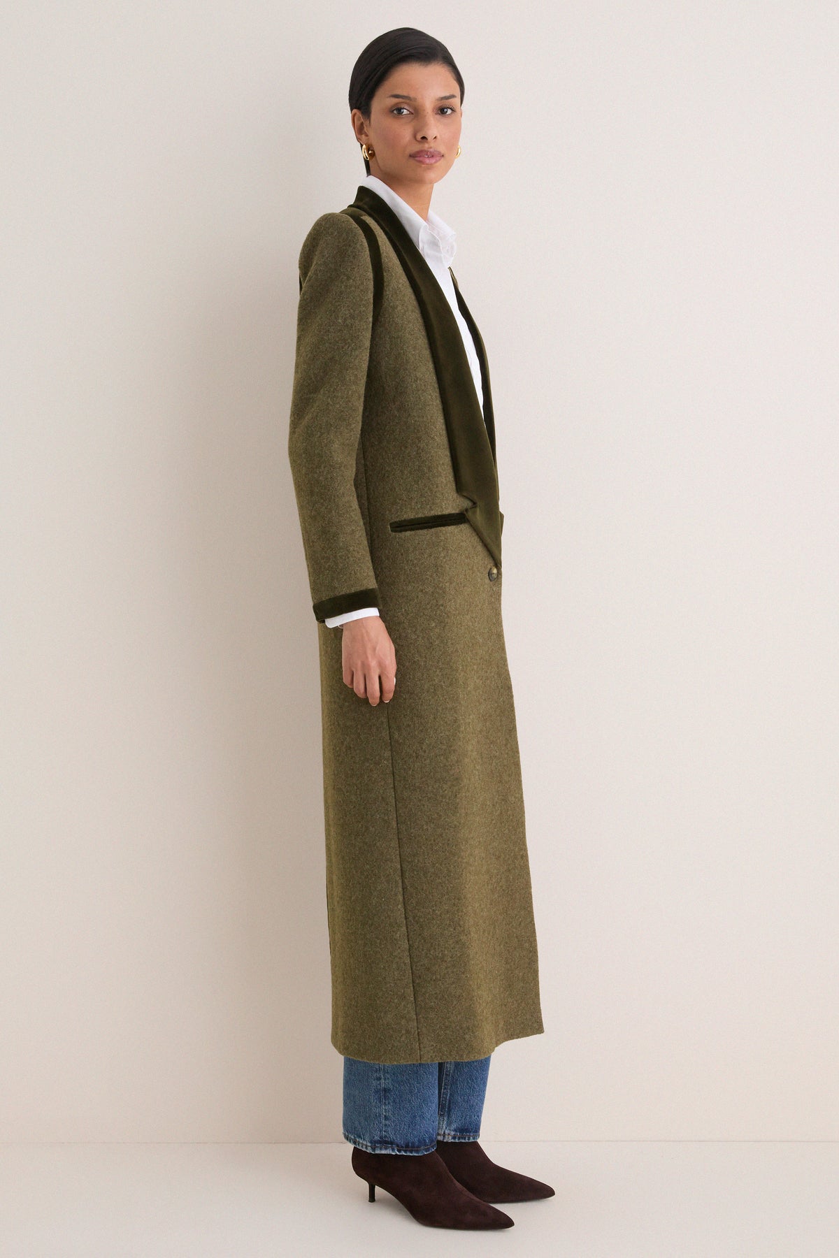 Green Crowin Coat