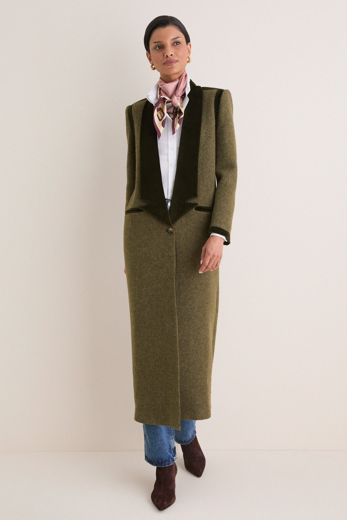 Green Crowin Coat