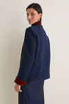 Red and Navy Monroe Jacket
