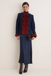 Red and Navy Monroe Jacket