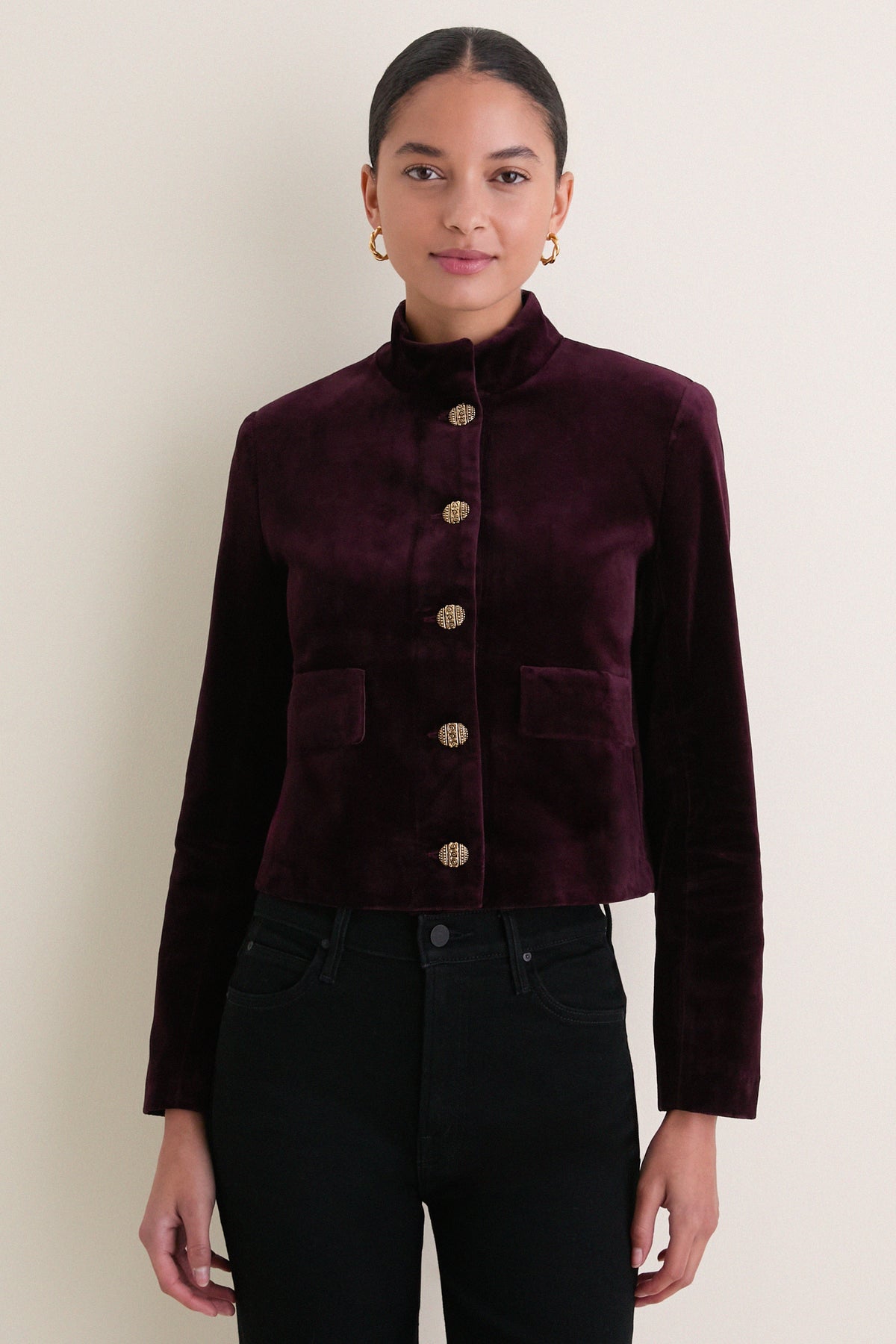Garnet Velvet Jacket