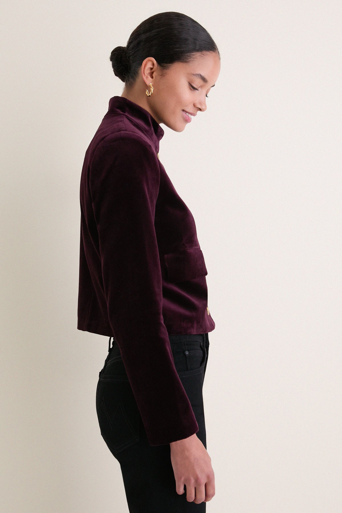 Garnet Velvet Jacket