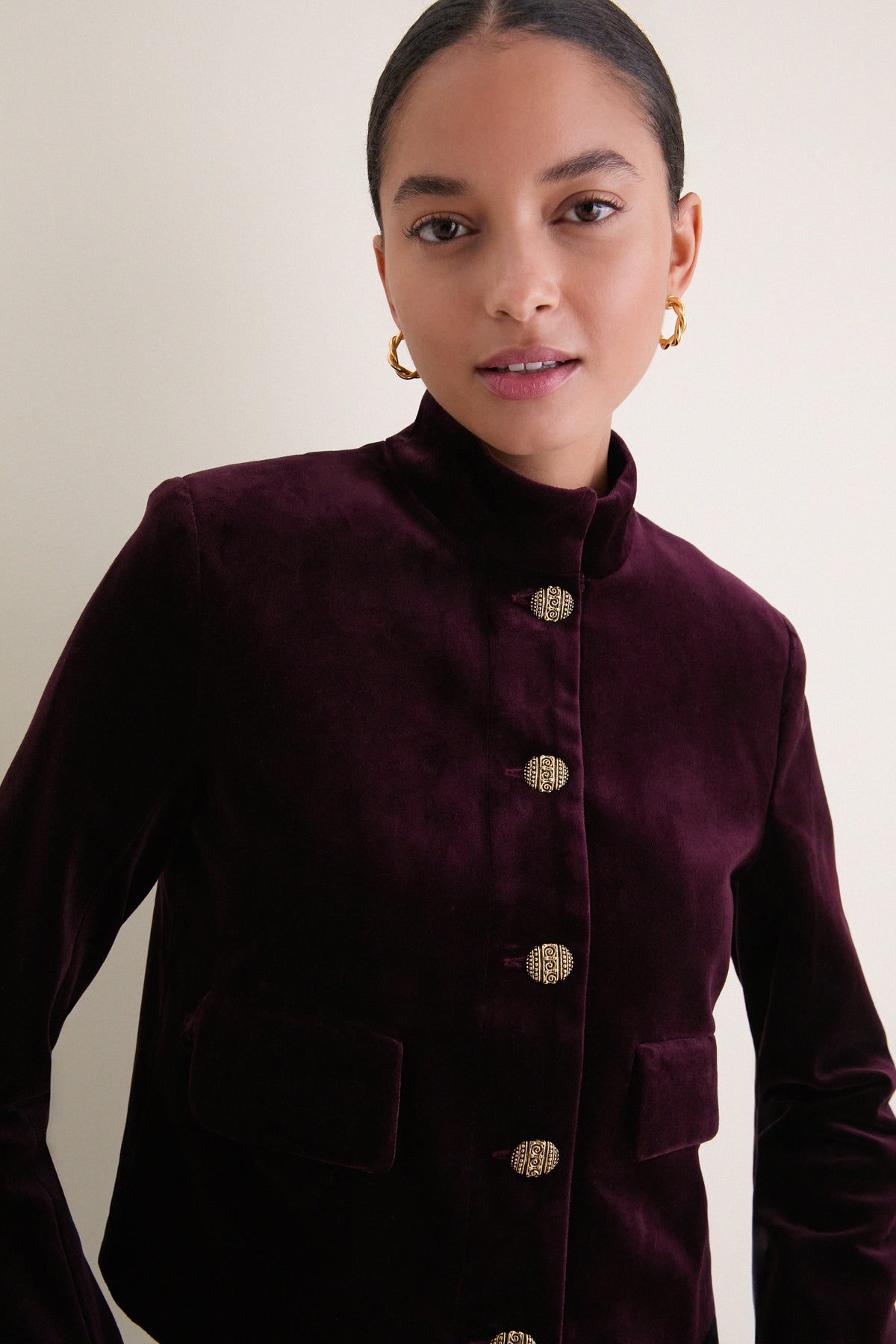 Garnet Velvet Jacket