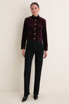 Garnet Velvet Jacket