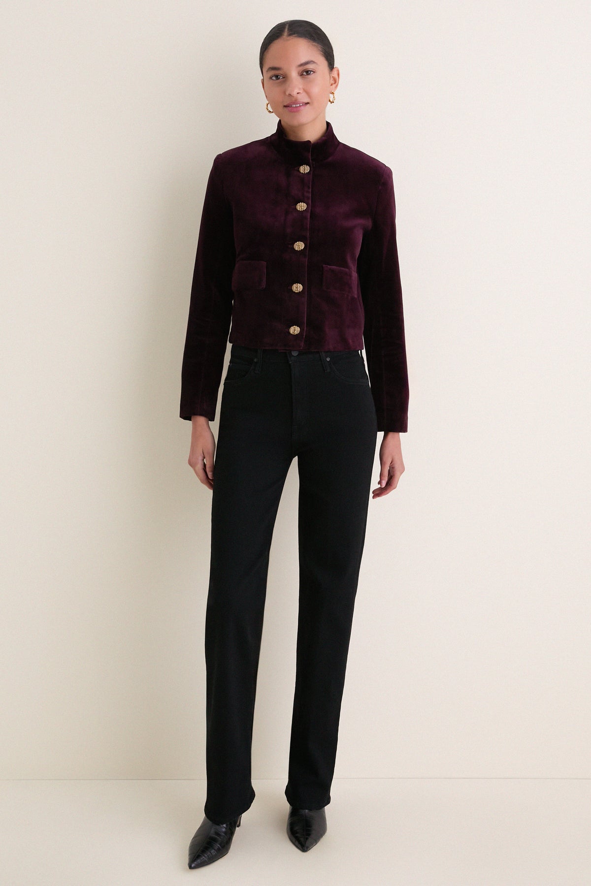 Garnet Velvet Jacket