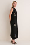 Wildflower Embroidered Crepe Camille Dress