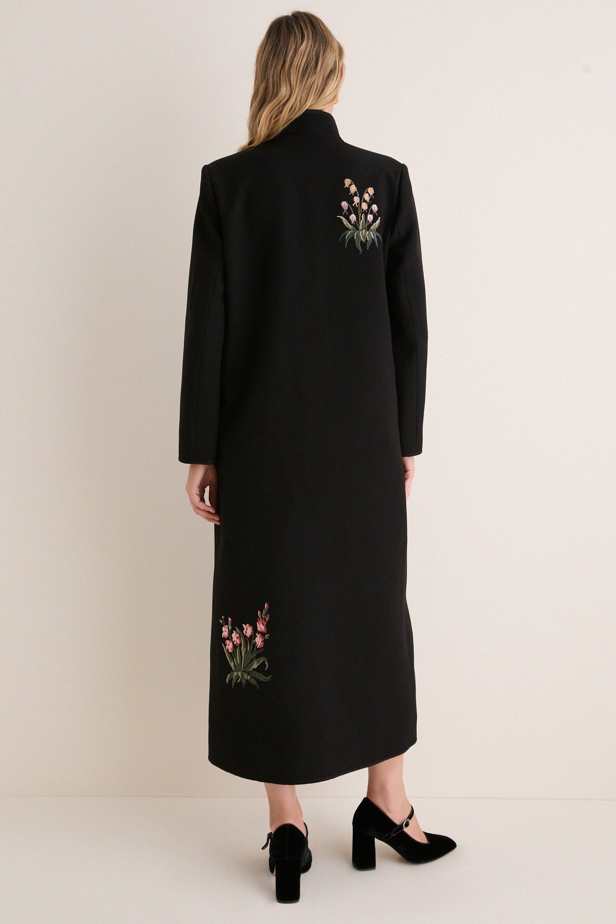 Wildflower Embroidered Volta Coat Dress